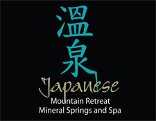 Japanese Mountain Retreat Mineral Springs and Spa Company Logo